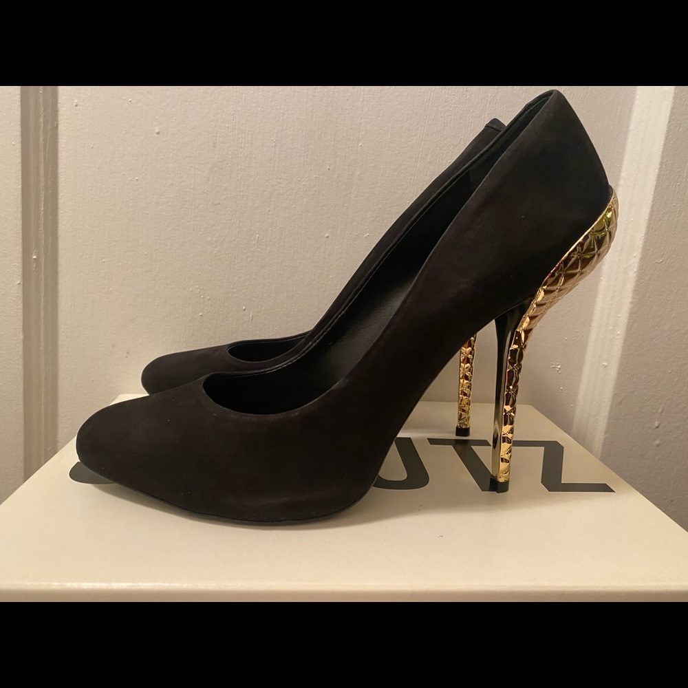 Schutz Nobuck Preto Pump
